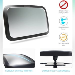 Vehicle Mirror for Rear-Facing Car Seats for Babies & Toddlers